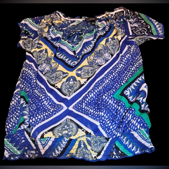 B-Wear Bwear by Byer California short sleeve blouse with built-in lining - Picture 2 of 13